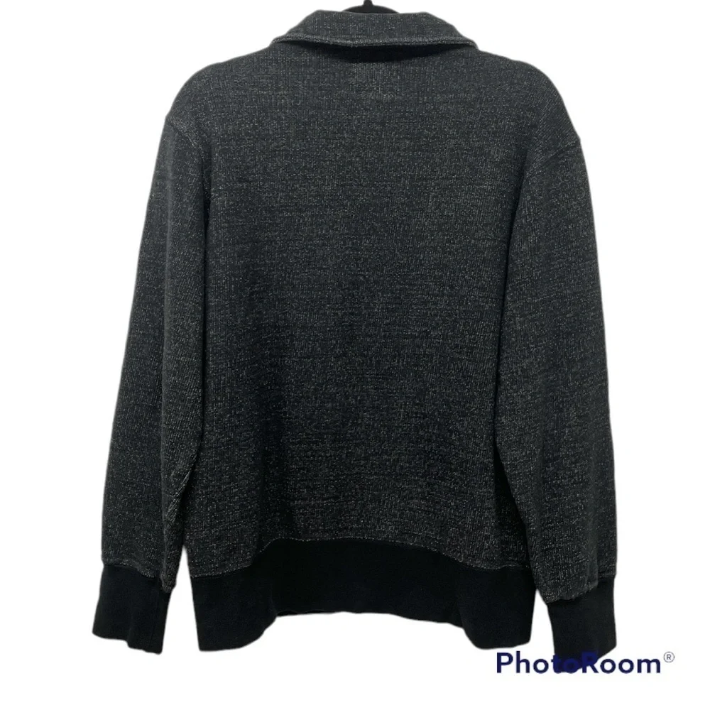 Roots Canada Men's Quarter Zip Pullover Sweater Size Medium